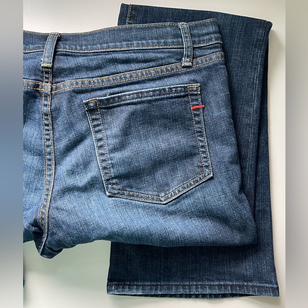Y2K GAP Boot Cut Jeans - Dark Wash & Stretch - Size 12R - Picture 5 of 11